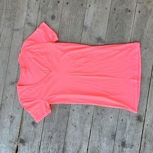 Pink Deep V-Neck Shirt Victoria's Secret Lounge Love Pink Shirt - Size XS